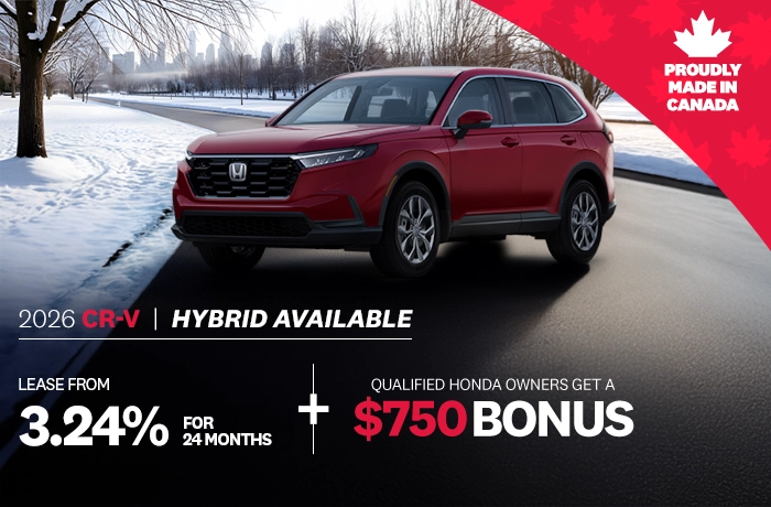 Bannière de Promotion CR-V 2026